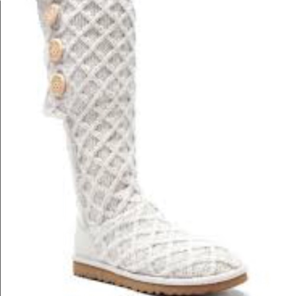Ugg Cardy Lattice Boots sz 8